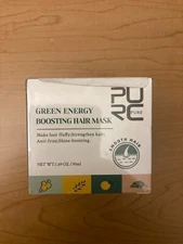 PURC Green Energy Boosting Hair Mask 50ml Anti Frizz Smooth Hair Shine Boosting