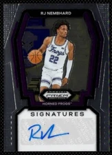 2024 Panini Prizm Draft Picks RJ Nembhard Signatures Auto #S-RJM