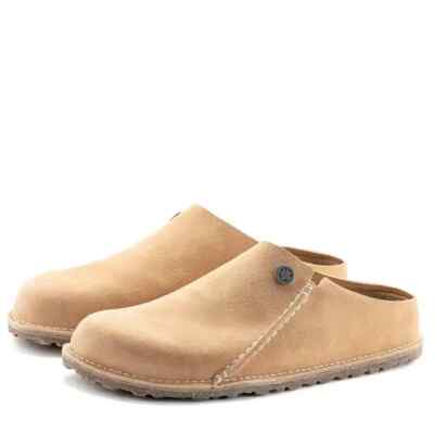 Birkenstock Zermatt Premium Suede Slipper Shoes Mules, Clay, M 10