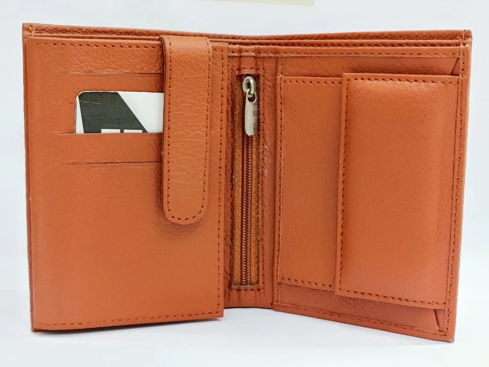 Cartera para hombre Montblanc grano suave color marrón doble pliegue - Envío gratuito Foto 3 de 4