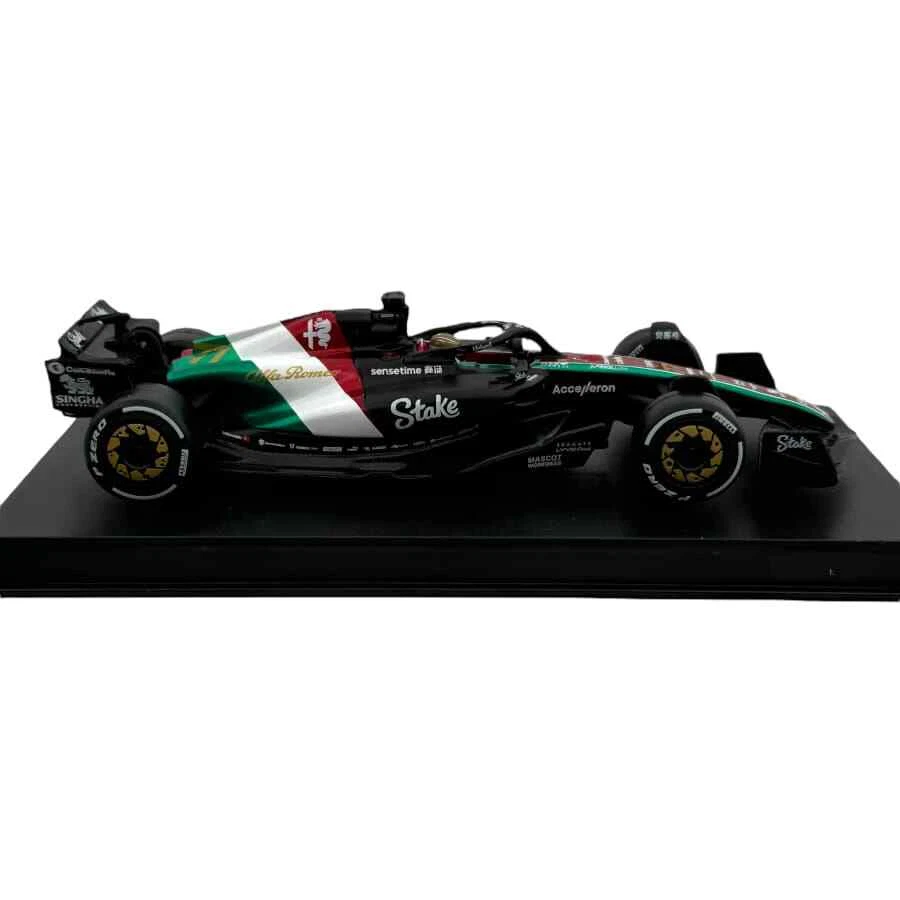 Modellino F1 Bburago Signature 1/43 Alfa Romeo F1 C43 2023 Monza Gp V.Bottas #77 - Immagine 4 di 4
