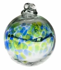 Kitras Art Glass Ball- August