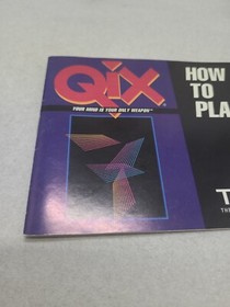 Very Clean Qix nes manual Nintendo Taito 