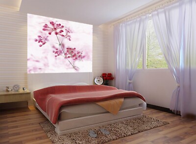 3D Purple Petals ZHUA42741 Wallpaper Wall Murals Removable Self-adhesive Ann