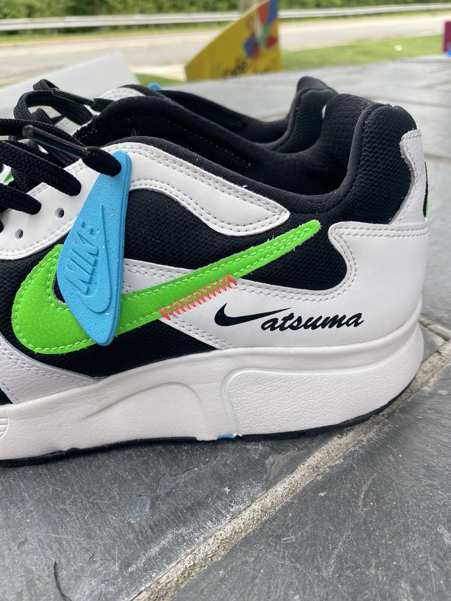 Nike Atsuma Sneakers, Black/Summit White/ Green Strike, Size 10 SKU CD5461-009 Nike Atsuma Sneakers, Black/Summit White/ Green Strike, Size  main image 3