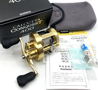 Shimano 18 CALCUTTA CONQUEST 400 Right Baitcasting Reel with Shimano 18 CALCUTTA CONQUEST 400 Right Baitcasting Reel with