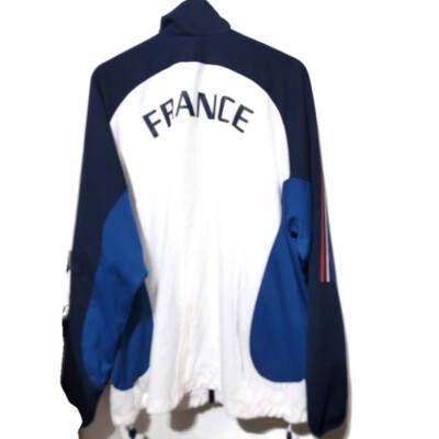 2002' フランス代表 ナイロンジャケット 90s 1998 FIFA World Cup FRANCE adidas Logo Embroidery Nylon