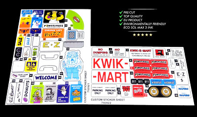 Custom Aufkleber für 71016 Replacement Sticker