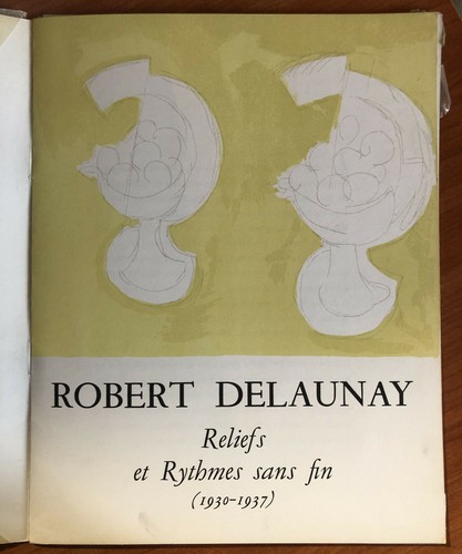 Robert Delaunay Reliefs et Rythmes sans fin volume con litografia 1961 XXe Siec - Bild 4 von 5