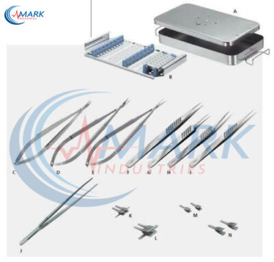 Hand Surgery Basic Set Flat Handle Micro Surgery Surgical instruments ...