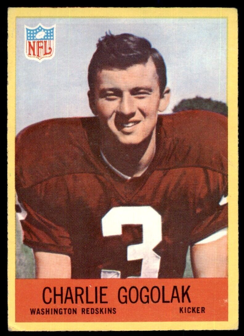 1967 Philadelphia Charlie Gogolak Washington Redskins #182