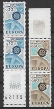 Timbres FRANCE - 1521 (x2) - 1522 (x2) - MNH** - 1967 - Europa
