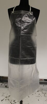 Kitchen Safe Food Handler's Apron - Vinyl / Plastic - 34'' x 42'' - New