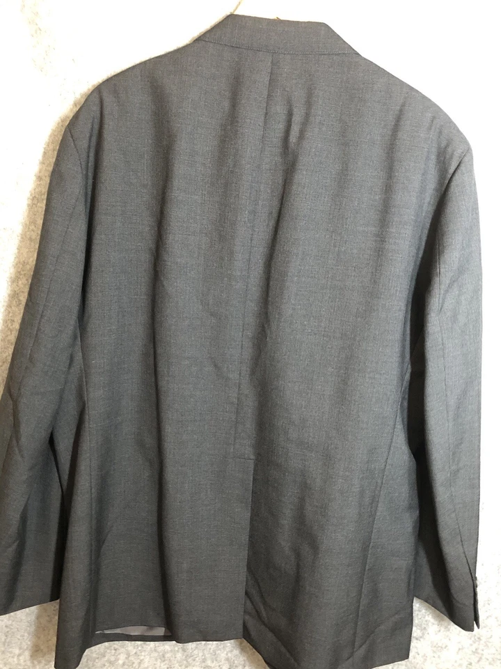 J. Prensa Blazer Abrigo Deportivo 50L Negro Pressclusivo Nueva Zelanda Lana Clásico Foto 4 de 4