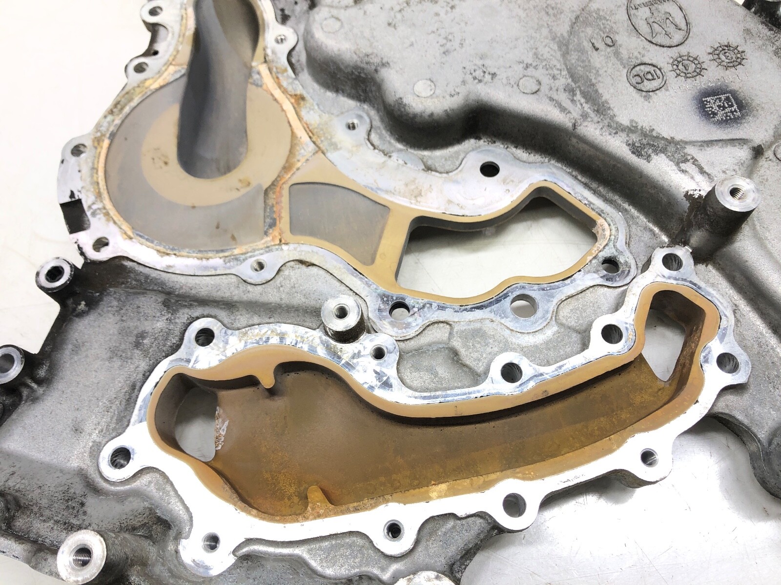 2014-2019 MASERATI GHIBLI S Q4 3.0 V6 ENGINE MOTOR TIMING CHAIN COVER PLATE OEM.