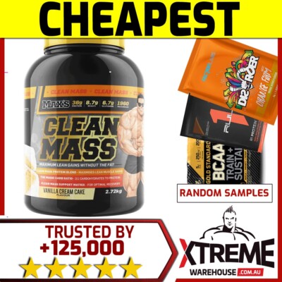 MAX'S CLEAN MASS 2.72KG // LEAN GAINER PROTEIN WPI WPC CARBOHYDRATES ...