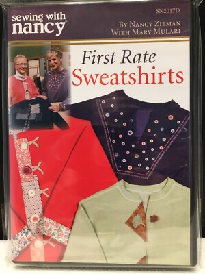 SEWING WITH NANCY First Rate Sweatshirts 2006 New Sealed