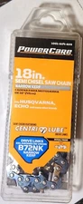 Powercare 18 in. B72NK Narrow Kerf Semi Chisel Chainsaw Chain 1001-604-659