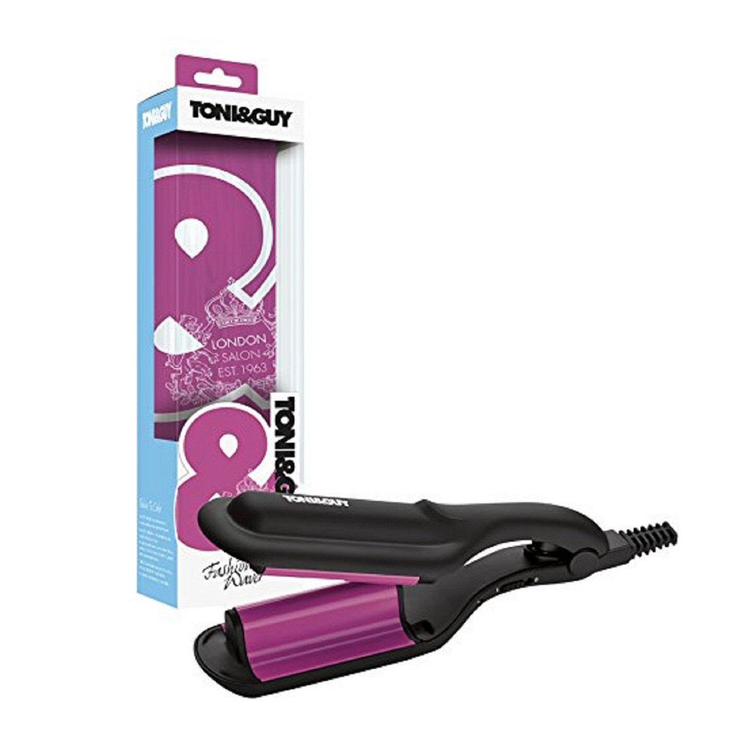 Toni & Guy Style Fix Ultra Deep Barrel Hair Waver Worldwide Voltage