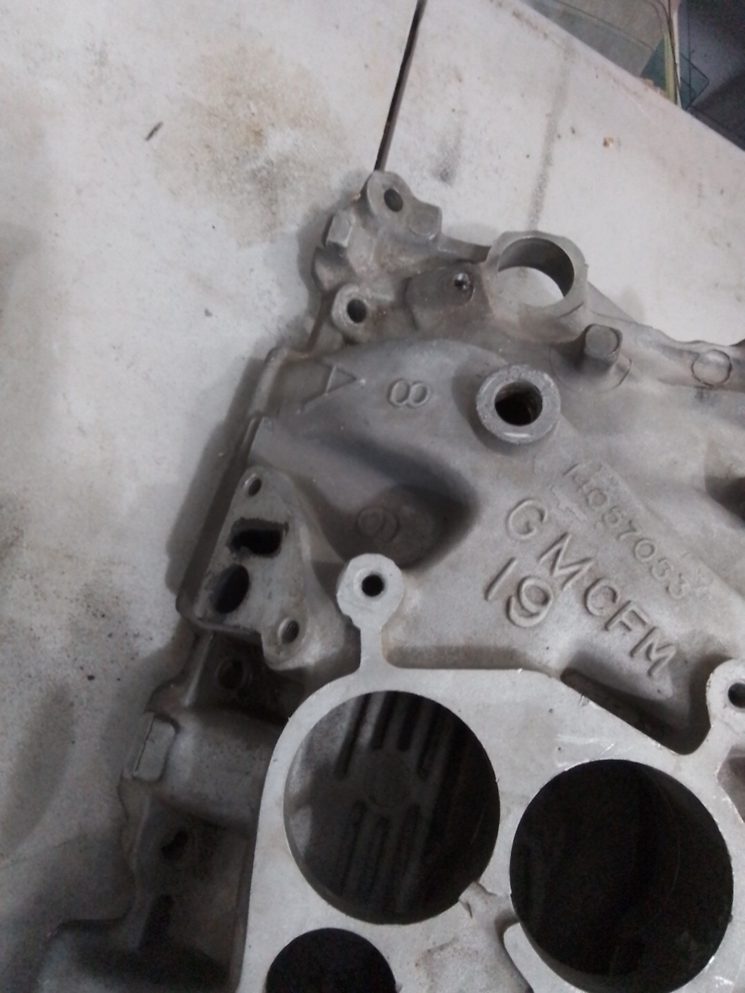 Aluminum Small Block Quadrajet Chevrolet Intake Manifold 14057053 .. eBay