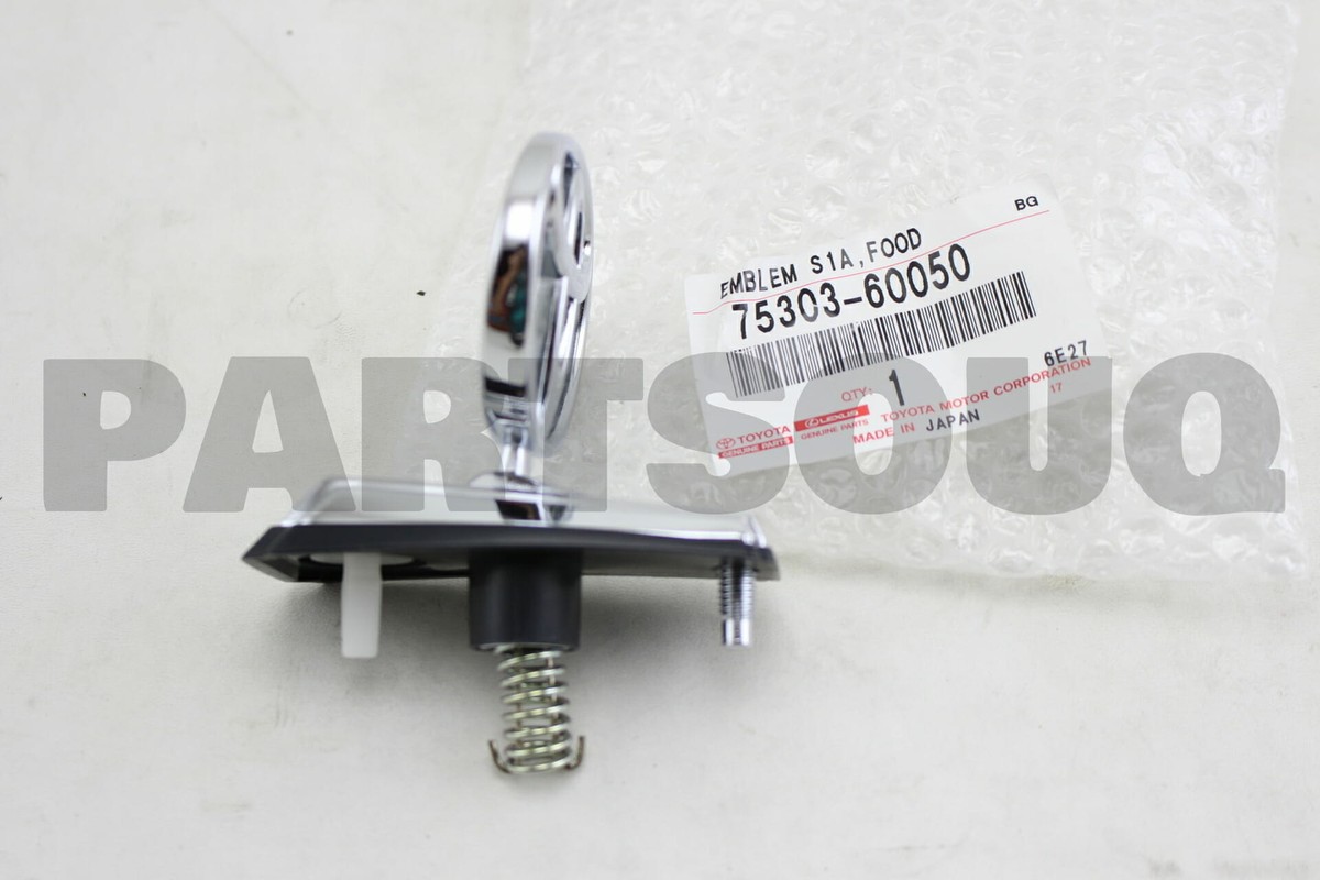 7530360050 Genuine Toyota EMBLEM SUB-ASSY, HOOD 75303-60050 | eBay