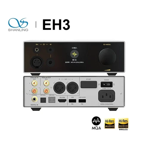 SHANLING EH3 Hi-Res Audio Desktop DAC Streamer ES9039SPRO 4* OPA1612 chip AMP