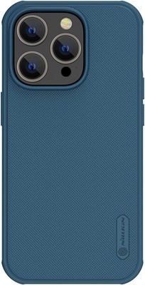 Nillkin Super Frosted Shield Impact Magnetic Case für Apple iPhone 14 Pro Blau