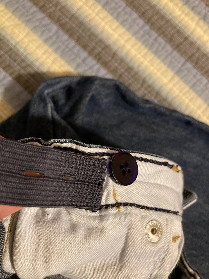 Lands’ End Jeans Kids Size 6X, Blue, Very Nice Condition Adjustable Waist - Image 4 of 4