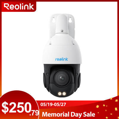 Reolink RLC-823S2 4K PTZ PoE Security Camera with 16X Optical Zoom 360° Coverage