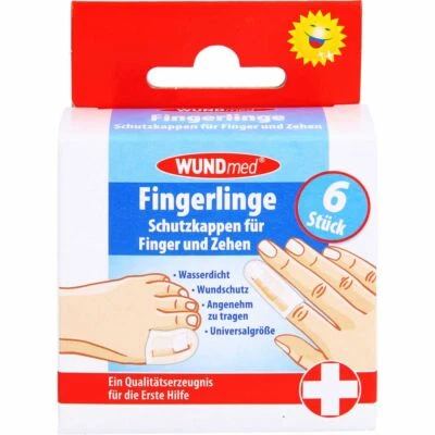 AXISIS GMBH FINGERLING Schutzkappen für Finger und Zehen 6 St PZN01114415