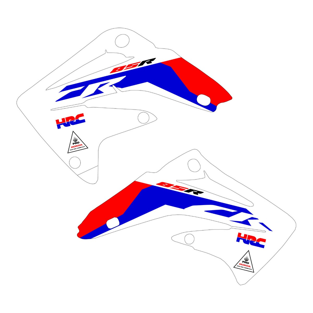 Honda 85 CR (2003-2012) deco kit - Factory - Motorcycle Deco Kit Shop