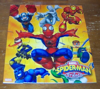 ⑧　MARVEL  SPIDER MAN AND CAPTAIN AMERICA Marvel Action Figures Captain America Spider-Man 12 Inches