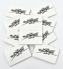 (10) 2/0 or 1/0 Gauge WHITE 1.5" x 2" Heat Shrink Tube 4 Ring Terminals Tubing