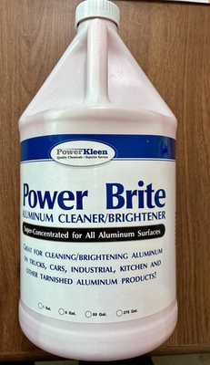 #ad power brite aluminum cleaner amp; brighter acid super concentrated product cleaner $35.89