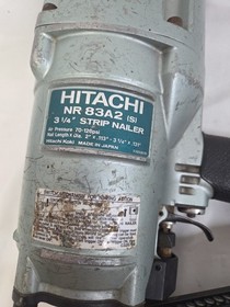 MA6 Hitachi Koki NR 83A2 (S) Strip Framing Nailer 3 1/4- Made In Japan- Tested!