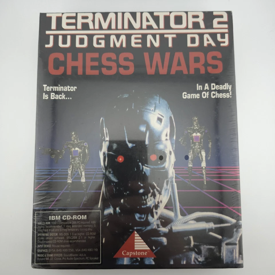 Terminator 2: Judgment Day - Chess Wars, 1993, Big Box, New & Sealed - Image 2 of 4