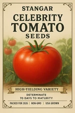 Celebrity Tomato Seeds (F1 Hybrid) | Non-GMO | Free Shipping | Stangar Seeds|