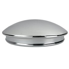 Single Vintage 8 Inch Baby Moon Chrome Center Cap For Smoothie Wheels