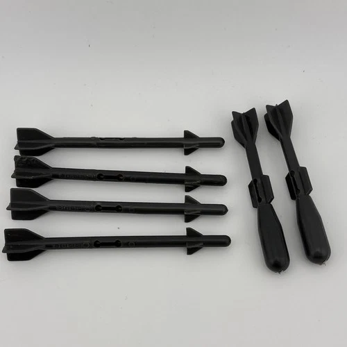 Dragonfly Full Set Missiles Bombs - Vintage G.I. Joe Vehicle Part Accessories