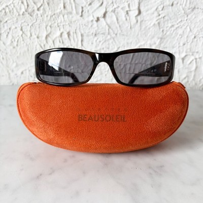 BEAUSOLEIL 老眼鏡 Beausoleil Paris Sunglass Frames Brown Tortoiseshell Rectangular