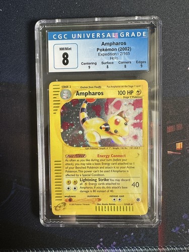 Ampharos graded CGC 8 for sale on eBay