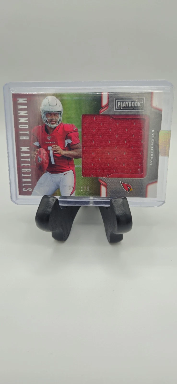 Kyler Murray Panini Playbook Mammoth Materials #MM2 NFL Shield 1/1