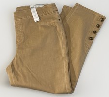 NWT Women  s Chicos Chico's Pull On Jegging Ankle Jeans 16 3 Stretch NEW 109