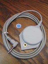 GEM-010 Medical Electrode Plate with 1/4" Phone Plug Cable
