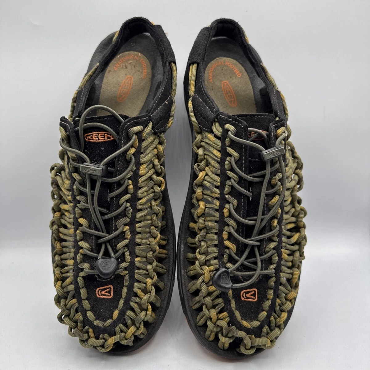 KEEN Mens UNEEK Paracord Braided Rope Green Waterproof Shoes Sandals Size 11.5 KEEN Uneek Women main image 3