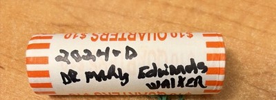 2024-D Dr. Mary Edwards Walker Quarter Roll UNC. (40 Quarters) BU