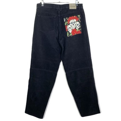 Jeans Large Carrot Noir y2k Vintage 2000 s Chevignon