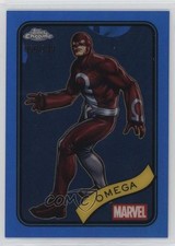 2025 Topps Chrome Marvel Comics Blue Refractor /299 Omega the Unknown #196 0n9y