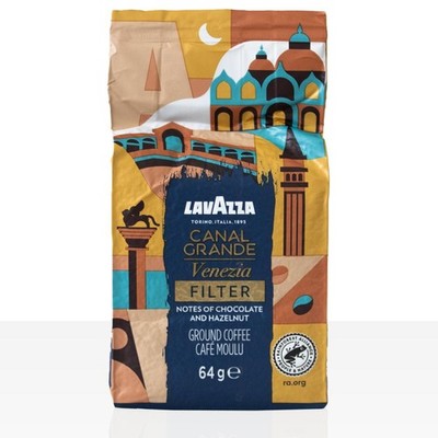 Lavazza Canal Grande Venezia 30 x 64g Filterkaffee, 100% Arabica
