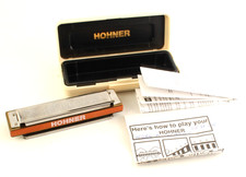 KEY of C HOHNER MARINE BAND 1896 HARMONICA MADE IN GERMANY - TESTED - IN BOX